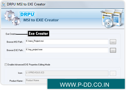 MSI aan EXE Setup Creator Software