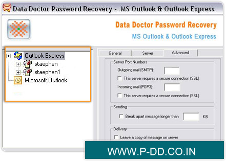 Το Outlook Express ανάκτηση κωδικού πρόσβασης