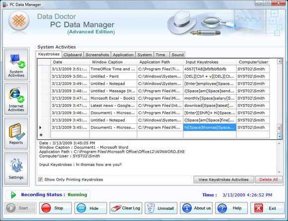 Home Keylogger Software 5.0.1.5 full