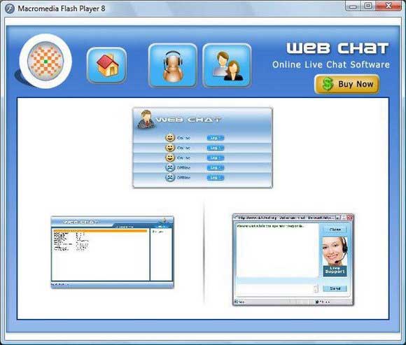 Multi Operator Chat Tool screen shot