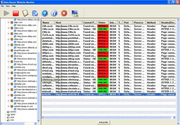 Web Site Performance Analyzer screenshot Web Site Performance Analyzer screenshot