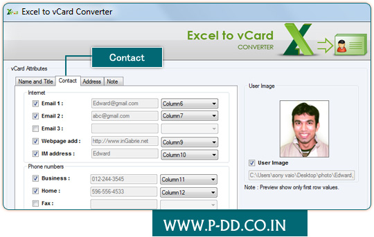 vcard software download