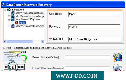 Internet Explorer Password Recovery