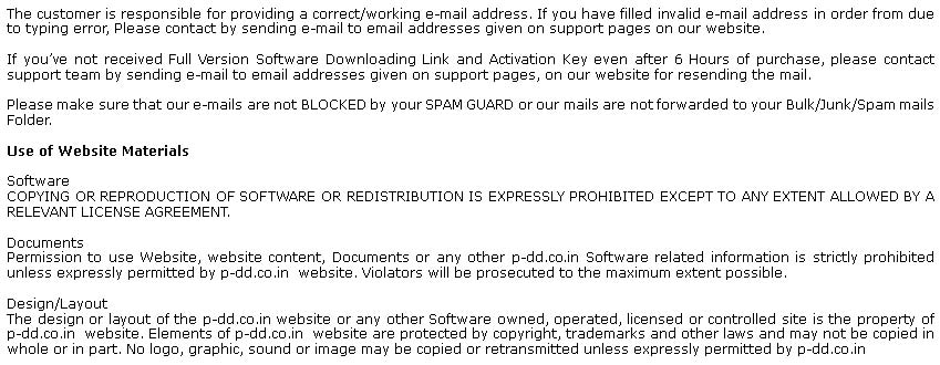 Terms and Conditions