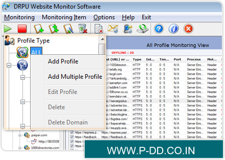 Site Monitoring Software