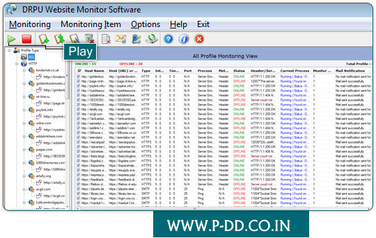 Website Monitoring Software